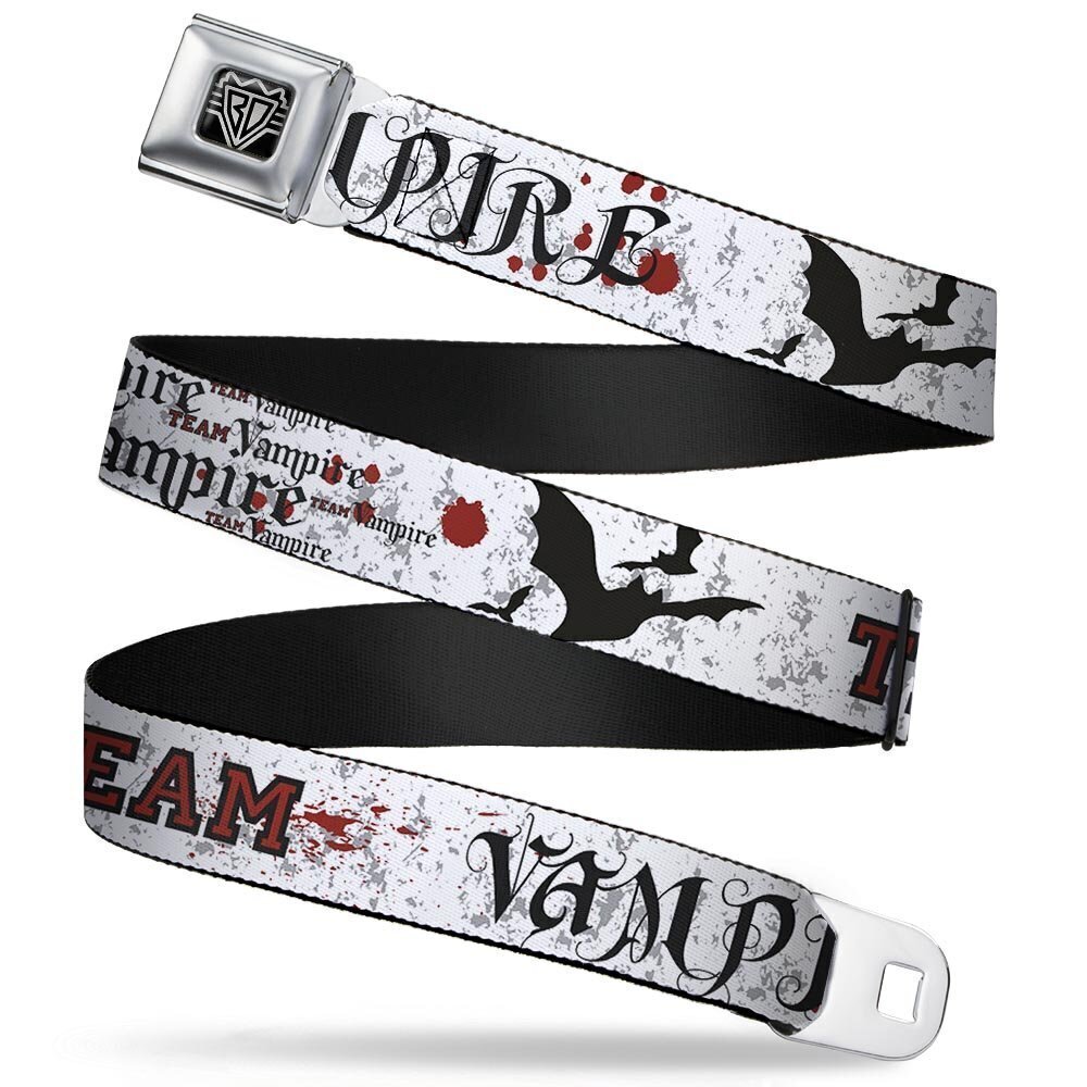 6936 Seatbelt Belt - Team Vampire - 1.0" Wide - 20-36 Inches in Length